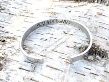 Load image into Gallery viewer, hidden message cuff bracelet