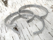 Load image into Gallery viewer, hidden message cuff bracelet