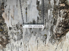 Load image into Gallery viewer, bar necklace