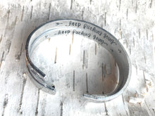Load image into Gallery viewer, hidden message cuff bracelet