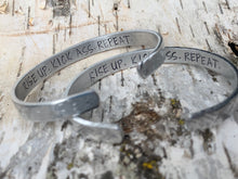 Load image into Gallery viewer, hidden message cuff bracelet