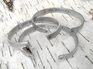 hidden message cuff bracelet