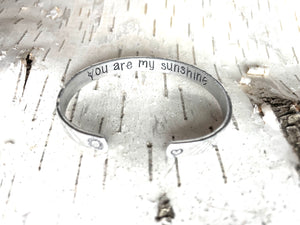 hidden message cuff bracelet