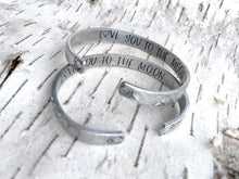 Load image into Gallery viewer, hidden message cuff bracelet
