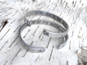 hidden message cuff bracelet