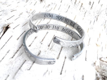 Load image into Gallery viewer, hidden message cuff bracelet
