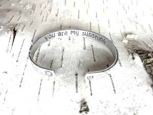 hidden message cuff bracelet